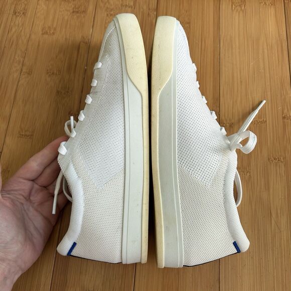 Rothy's The Lace Up Bright White Casual‎ Sneaker Womens 10.5 - Picture 6 of 15